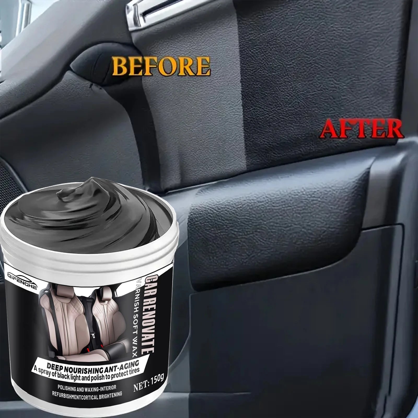 Nettoyant et vernis pour intérieur de voiture