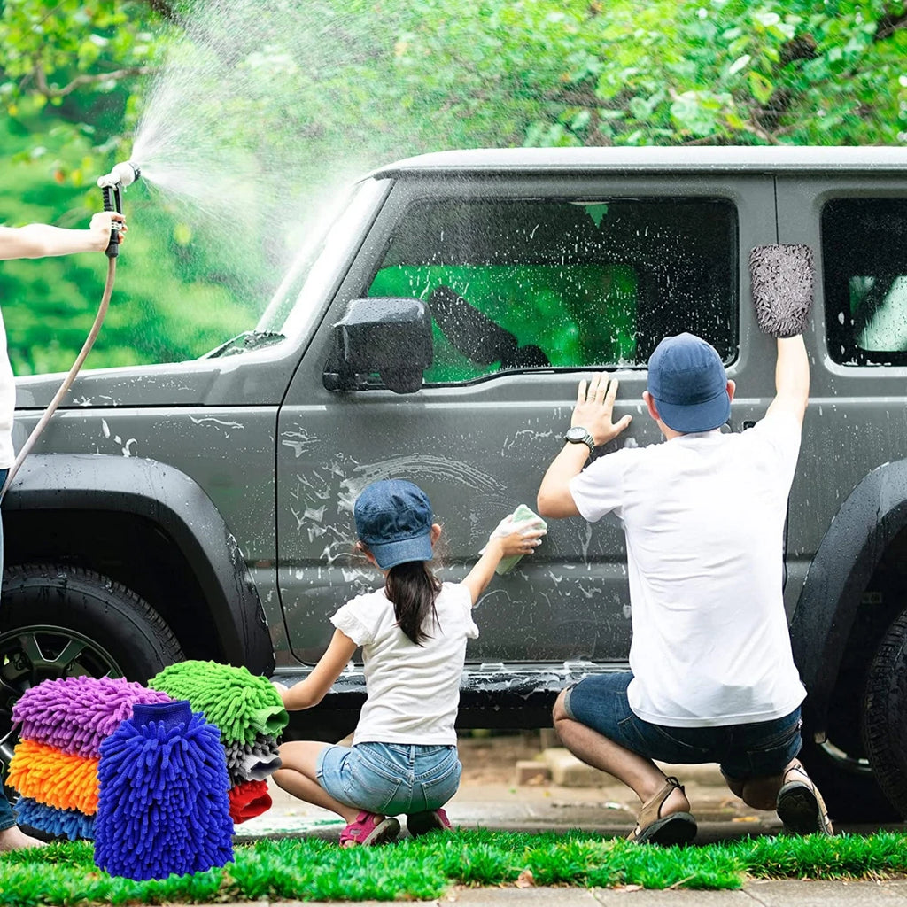 Gants microfibre nettoyants