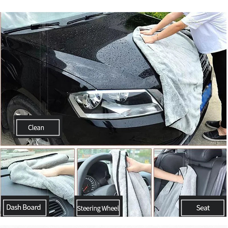 Serviette de séchage microfibre pour carrosserie