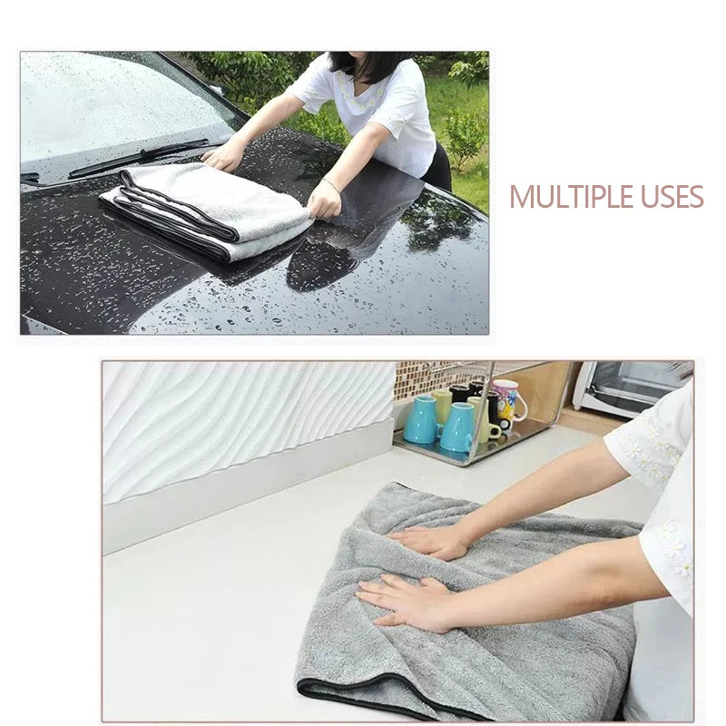 Serviette de séchage microfibre pour carrosserie
